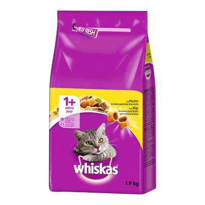Trockenfutter mit Huhn 1+ Jahre 1900g von Whiskas