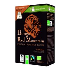 Bio Espresso Kapseln 10x55g 55g - 6er Vorteilspack von Bonga Red Mountain