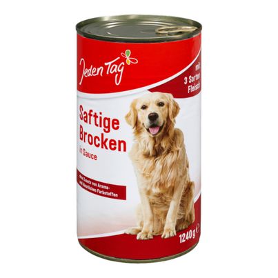 Hund 3 Sorten Fleisch 1 240g von Jeden Tag