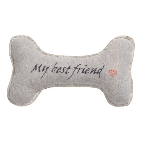 Hundespielzeug My best friend Farbe Filz 20x40cm von David Fussenegger