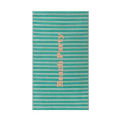 Strandtuch Beach Party Frottee 100 x 180 cm - Mint - von David Fussenegger