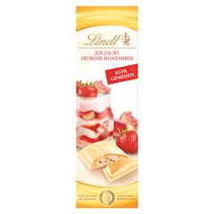 Joghurt Erdbeer Rhabarba Schokolade 100g Limited Edition von Lindt