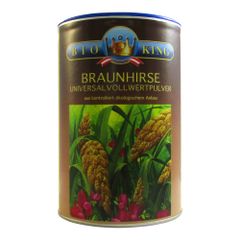 Bio Braunhirse Vollwertpulver 500g - 6er Vorteilspack von Bio King