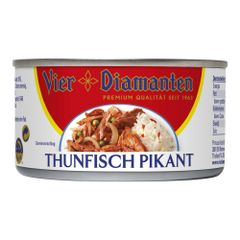 Thunfisch pikant 185g von Vier Diamanten