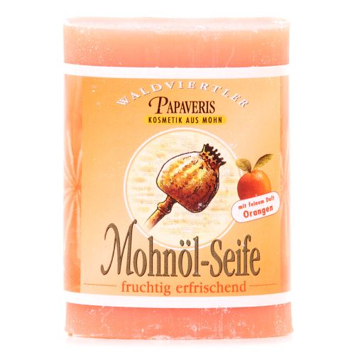 Waldviertler Mohnölseife Orange 100g 