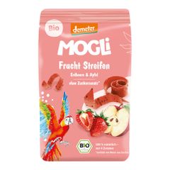 Bio Erdbeerstreifen mit Chia 25g - 12er Vorteilspack von Mogli