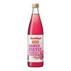 Bio Himbeer Hibiskus MW 500ml - 10er Vorteilspack von Voelkel