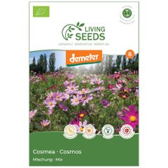 Bio Blumenmischung Cosmea 4.6g Saatgut von Living Seeds