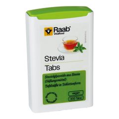 Bio Stevia Tabs Spender 300ct - 10er Vorteilspack von Raab Vitalfood