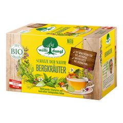 Bio Bergkräuter Tee 20 Beutel von Willi Dungl