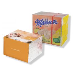 Personalisierte Manner Zitronencreme Schnitten 75g 4er mit Kartonschuber
