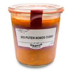 Bio Puten Kokos Curry 460g - Fertiggericht von Hartls Kulinarikum