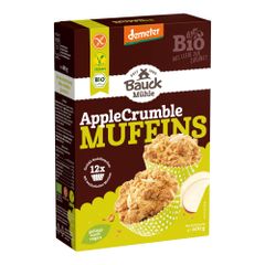 Bio Apple Crumble Muffins 400g - 6er Vorteilspack von Bauck Mühle