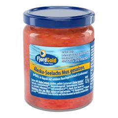 Alaska Seelachs Mus 125g von Fjordgold