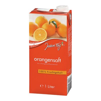 Orangensaft 100% 1000ml von Jeden Tag