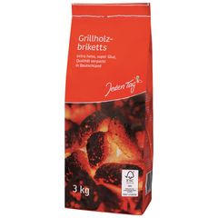 Grillholzbrikett 3000g von Jeden Tag