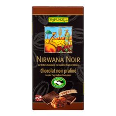 Bio Nirwana Noir m.Praliné-Füllung 100g - 12er Vorteilspack von Rapunzel Naturkost