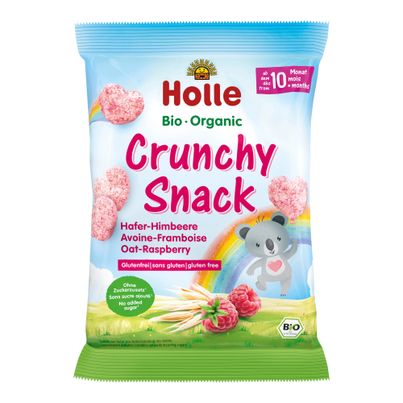 Bio Crunchy Snack Hafer-Himbeere 30g - 8er Vorteilspack von Holle