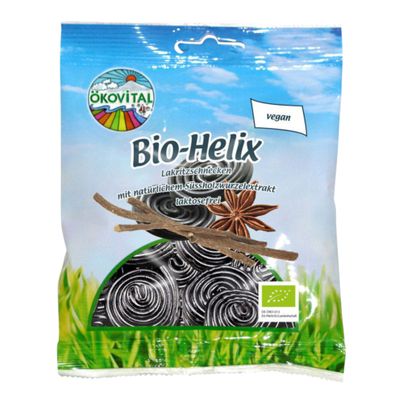 Bio Helix Lakritzschnecken 8g - 12er Vorteilspack von Ökovital Rösner