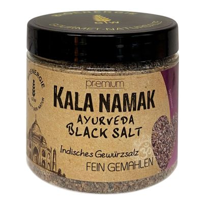 Bio Kala Namak Steinsalz fein 200g - 6er Vorteilspack von Bioenergie Wagner