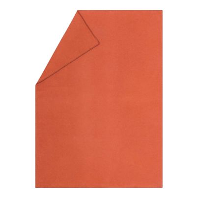 Light Cozy Blanket Solid Color Terracotta 140x200cm by David Fussenegger