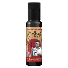 Bio Würzsauce Tiroler Würze 100ml - Bio-Lupinen-Sauce - kräftig rauchige Selchnote - ohne Zusatzstoffe - Umami in bester Qualität von Genusskoarl