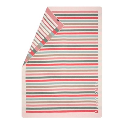 Light cuddly blanket X-Mas Color Offwhite 200x140cm by David Fussenegger