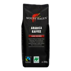 Bio Röstkaffee Arabica ganze Bohne 250g - 6er Vorteilspack von Mount Hagen