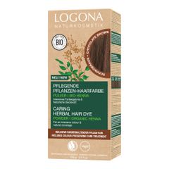 Organic hair color chocolate brown 100g from Logona Natural Cosmetics