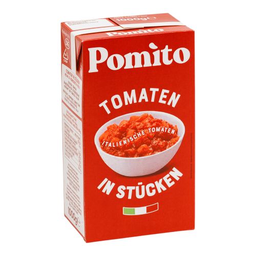 Tomato pulp pieces 1000g from Pomito