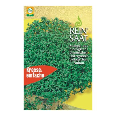 Bio Kresse einfache Saatgut - 1 Beutel - 5er Vorteilspack von Reinsaat