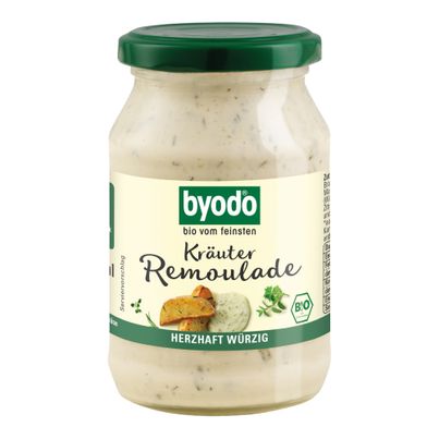 Bio Kräuter Remoulade- mit Bio-Ei 250ml - 6er Vorteilspack von Byodo