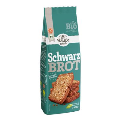 Bio Schwarzbrot Backmischung 500g - 6er Vorteilspack von Bauck Mühle