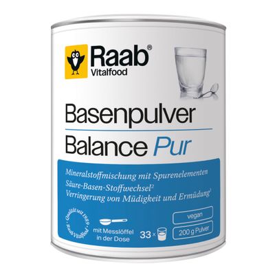 Bio Basenpulver Balance Pur 200g - 6er Vorteilspack von Raab Vitalfood