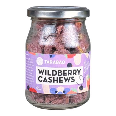Bio Wildberry Cashews MW 130g - 6er Vorteilspack von Tarabao Bio.fair.direkt.