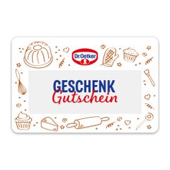 Dr. Oetker digitaler Geschenkgutschein - E-Mail Versand
