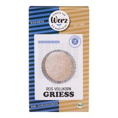 Bio Reis Vollkorn Griess 250g - 6er Vorteilspack von Werz