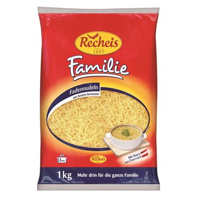 Familie 2-Ei Fadennudeln 1000g von Recheis