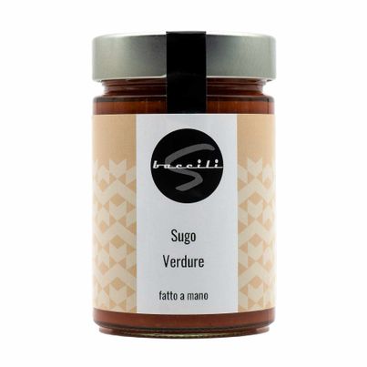 Sugo Verdure 370g - Vegetarisches Sugo mit vielen Gemüsesorten - Glutenfrei und Laktosefrei von Baccili