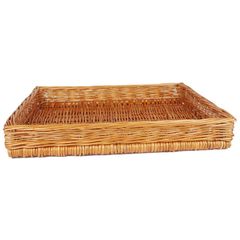 Korb eckig Vollweide 50x40x7cm 1Stück von Weber Korbwaren