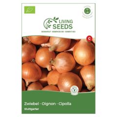 Bio Zwiebel Stuttgarter 4.85g Saatgut von Living Seeds