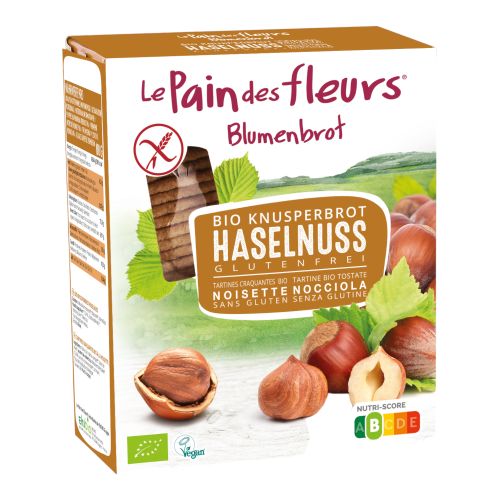 Organic hazelnut slices 150g - value pack of 6 from Blumenbrot