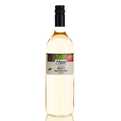 Bio Sortenreiner Apfelmost Maschanzker 1000ml - Gehaltvoller Apfelwein mit würzigen und zarten Zimt- und Zitronentönen