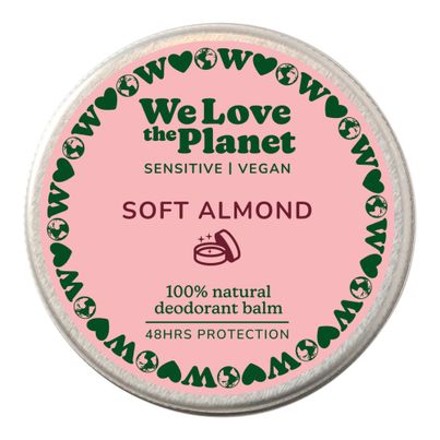 Bio Deocreme Soft Almond Sensitive 35g von We Love The Planet