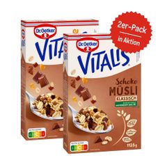 Dr. Oetker Vitalis Schokomüsli Klassisch 1,125 kg 2er-Pack