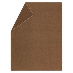 Wolldecke falsches Uni Farbe Braun 160x200cm von David Fussenegger