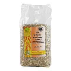 Bio 6-Korn Getreidemischung 1000g von Nestelberger