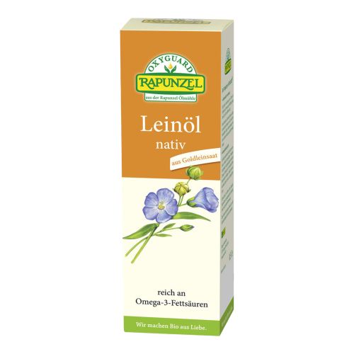 Bio Leinöl nativ 500ml - 4er Vorteilspack von Rapunzel Naturkost