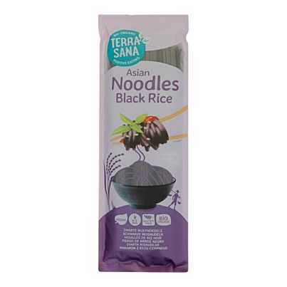 Bio Schwarze Reisnudeln 250g - 12er Vorteilspack von Terrasana