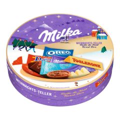 Milka & Friends Christmas plate 196g by Milka